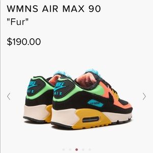 New Nike Air Max 90 “Fur” Limited Edition Women’s